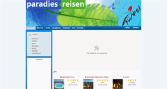 Desktop Screenshot of paradies-reisen.ch